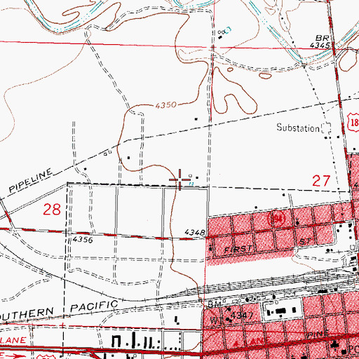 Topographic Map of 00118 Water Well, NM