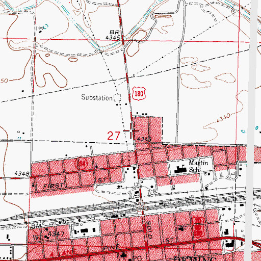 Topographic Map of 00112 Water Well, NM