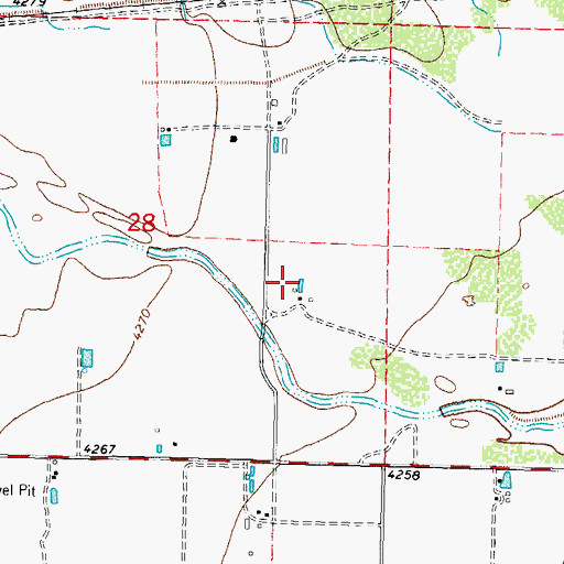 Topographic Map of 00048 Water Well, NM