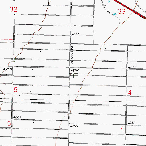 Topographic Map of 10144 Water Well, NM