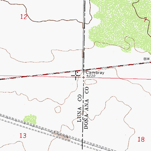 Topographic Map of 01612 Water Well, NM