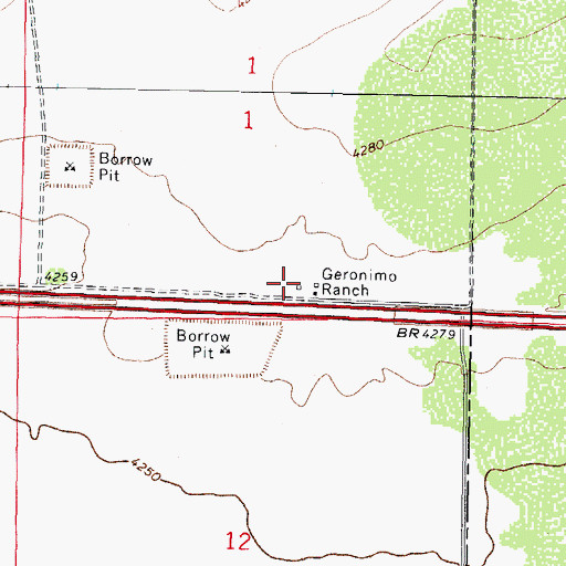 Topographic Map of 01605 Water Well, NM