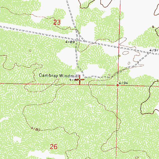 Topographic Map of 06055 Water Well, NM