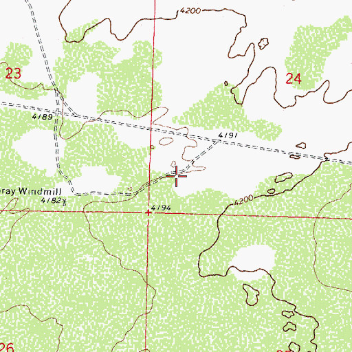 Topographic Map of 1616 Water Well, NM