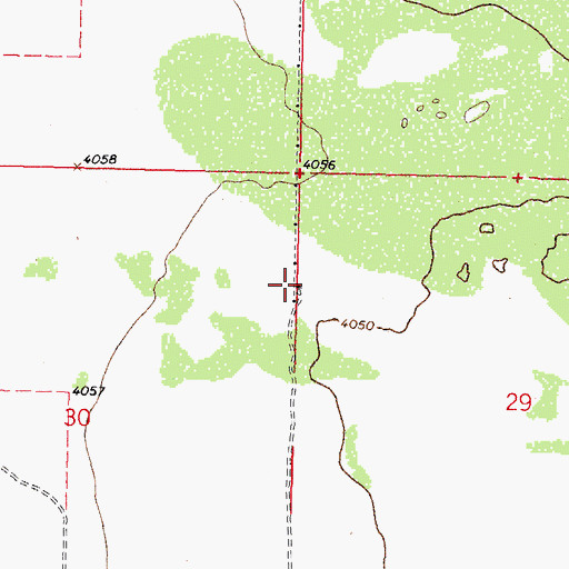 Topographic Map of 00883 Water Well, NM