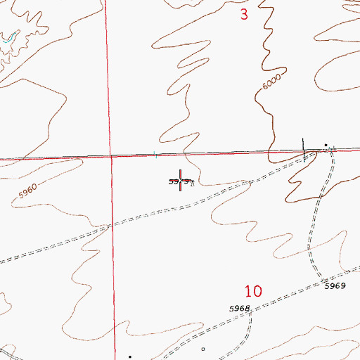 Topographic Map of 19R-326 Water Well, NM