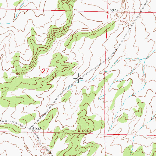 Topographic Map of 19R-296 Water Well, NM
