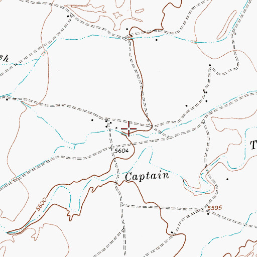 Topographic Map of 12T-587 Water Well, NM