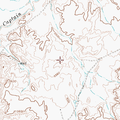 Topographic Map of 12T-511 Water Well, NM