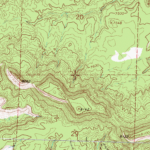 Topographic Map of 80-1 Water Well, NM