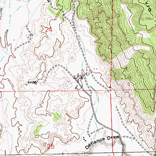 Topographic Map of 16T-339 Water Well, NM