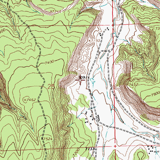 Topographic Map of 16T-535 Water Well, NM