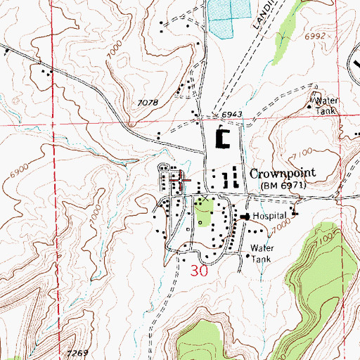 Topographic Map of PM-3 Water Well, NM