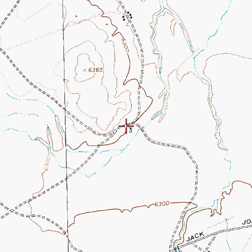 Topographic Map of 14T-306 Water Well, NM