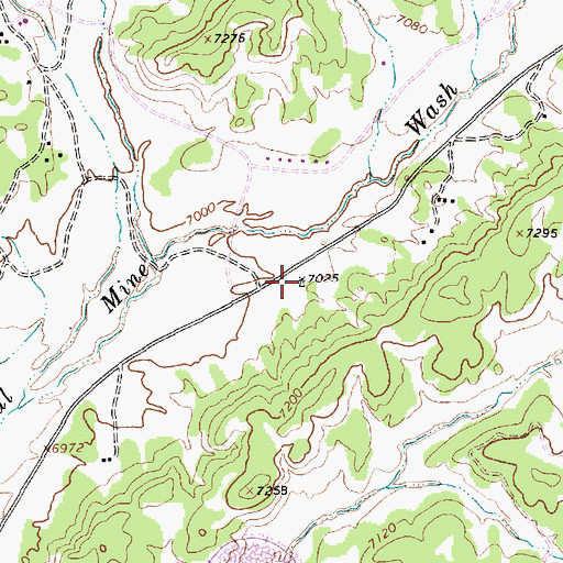 Topographic Map of 18K-329 Water Well, NM
