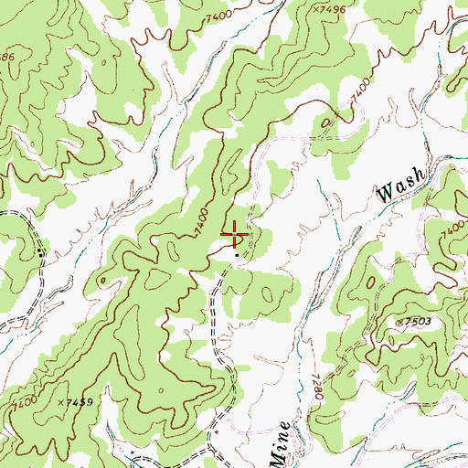 Topographic Map of 18T-591 Water Well, NM