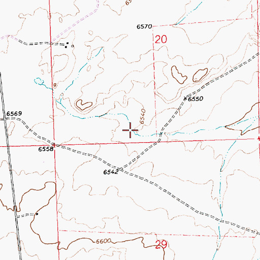 Topographic Map of SJ-109-S-9 Water Well, NM