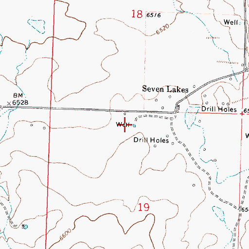 Topographic Map of Artesian 3 Water Well, NM