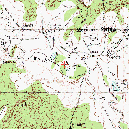 Topographic Map of 14T-502 Water Well, NM