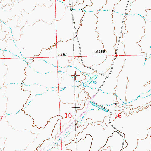 Topographic Map of SJ-109-S-O Water Well, NM