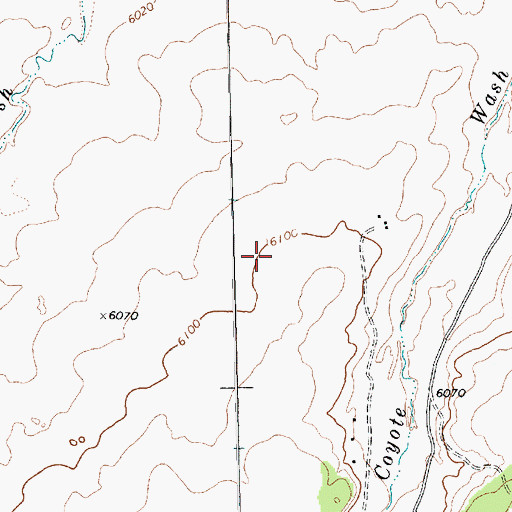 Topographic Map of AN-1 Water Well, NM