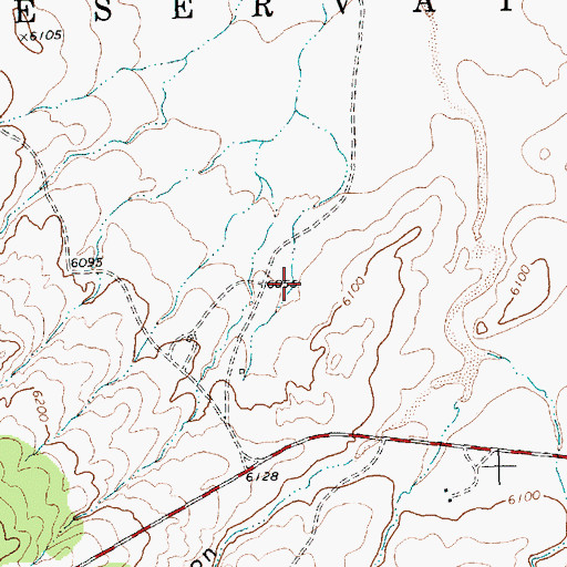 Topographic Map of 14T-541 Water Well, NM