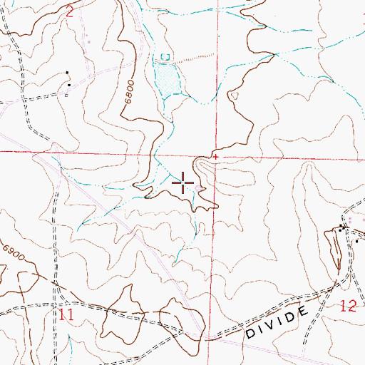 Topographic Map of Chavez Water Well, NM