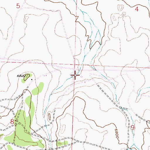 Topographic Map of Chee Water Well, NM