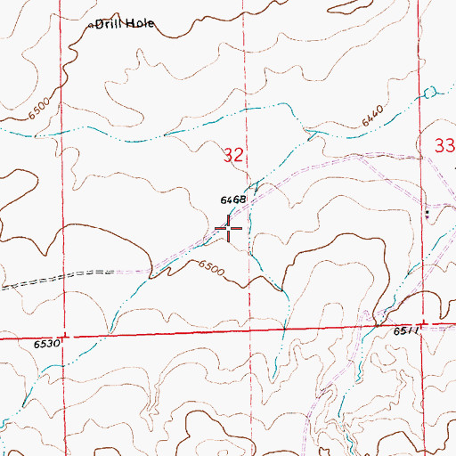 Topographic Map of SJ-109-S-11 Water Well, NM