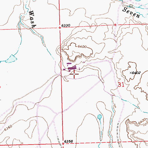Topographic Map of 19-11-31-131-15 Water Well, NM