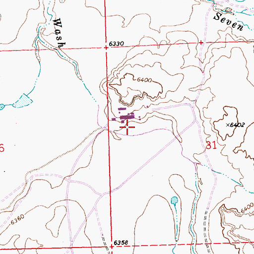 Topographic Map of 19-11-31-131-14 Water Well, NM