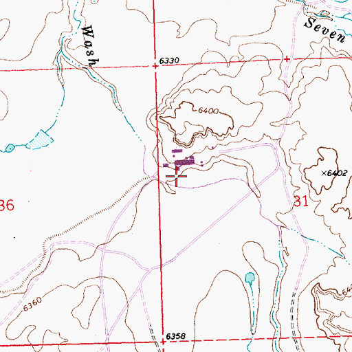 Topographic Map of 19-11-31-131-13 Water Well, NM