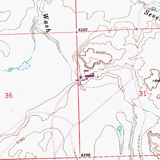 Topographic Map of 19-11-31-131-11 Water Well, NM