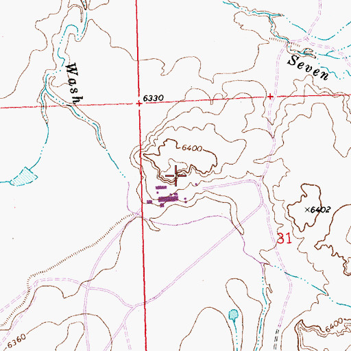 Topographic Map of 19-11-31-131-5 Water Well, NM