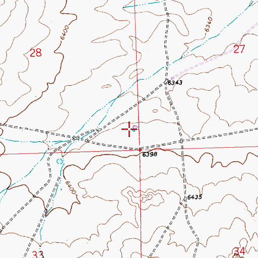 Topographic Map of 15T-517 Water Well, NM