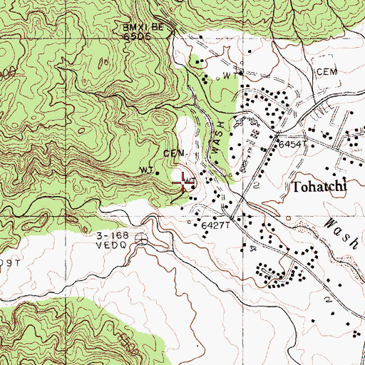 Topographic Map of 14K-301 Water Well, NM