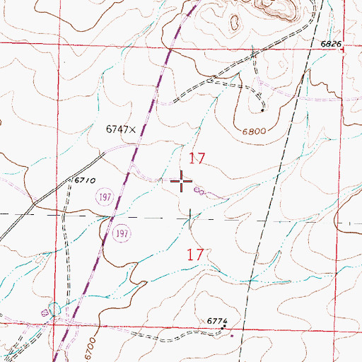 Topographic Map of 15R-291 Water Well, NM