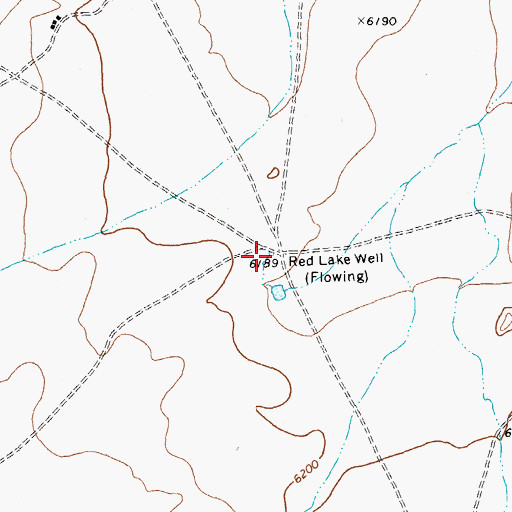 Topographic Map of 15B-9 Water Well, NM