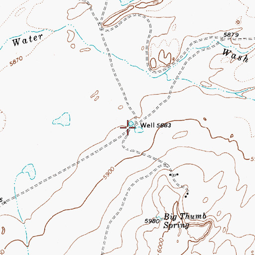 Topographic Map of 14M-26 Water Well, NM