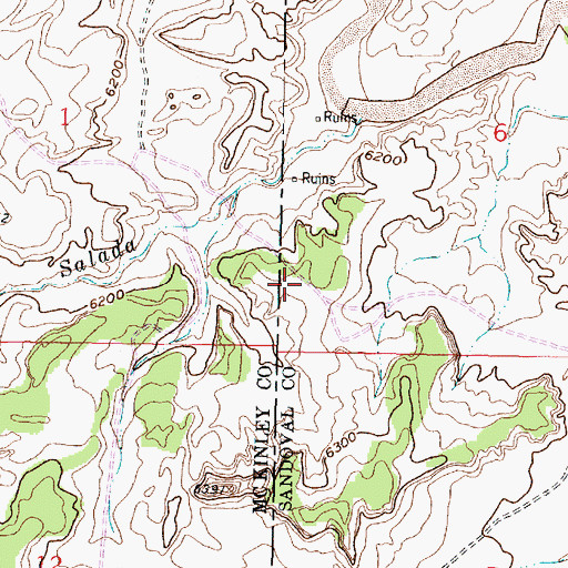 Topographic Map of R-23 Water Well, NM