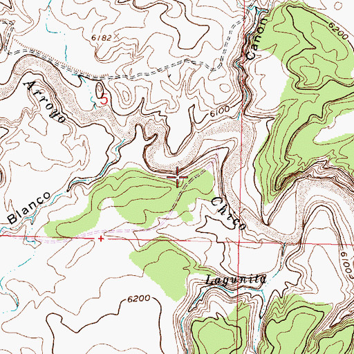 Topographic Map of Arroyo Empedrado Water Well, NM