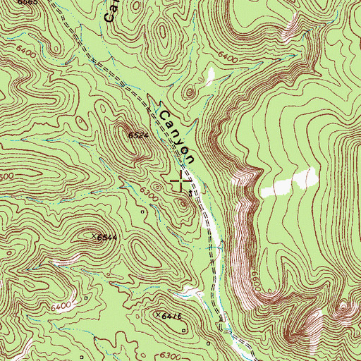 Topographic Map of Borrego-3 Water Well, NM