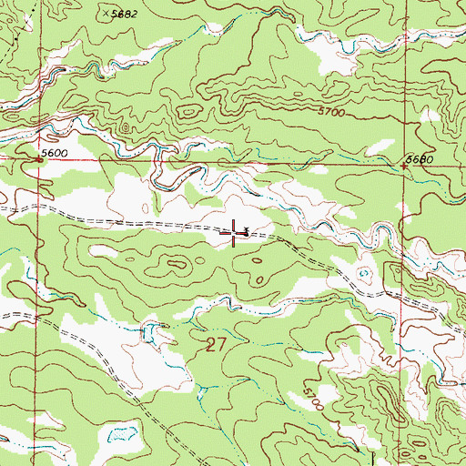 Topographic Map of Stockwell1 Water Well, NM