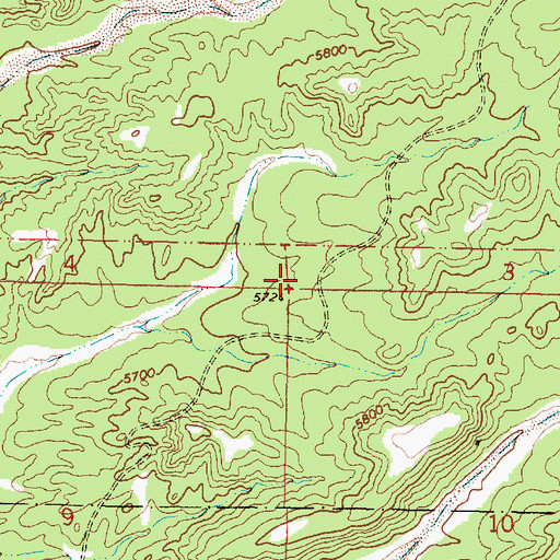 Topographic Map of RWP-9 Water Well, NM