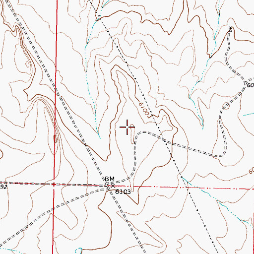 Topographic Map of Pipeline Well Water Well, NM