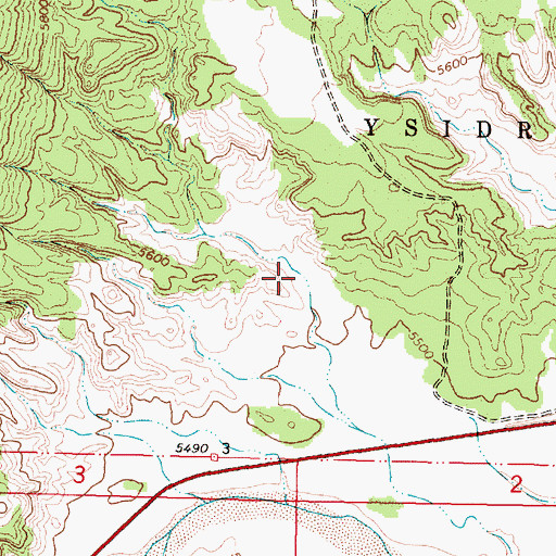 Topographic Map of Rio Salado Water Well, NM