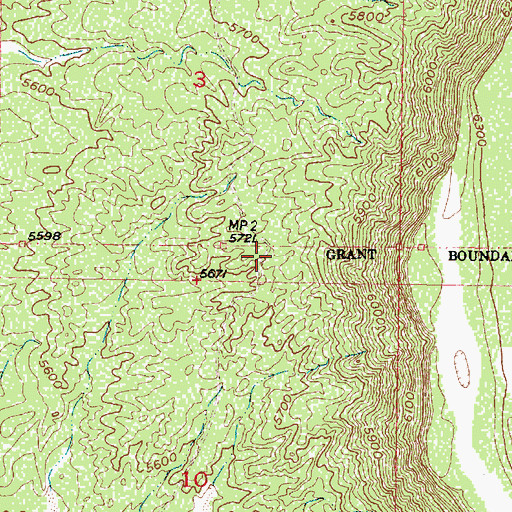 Topographic Map of RWP-6 Water Well, NM