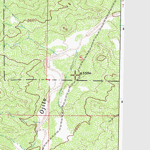 Topographic Map of RWP-4 Water Well, NM