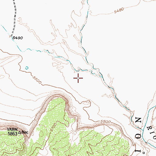 Topographic Map of WQ-2 Water Well, NM
