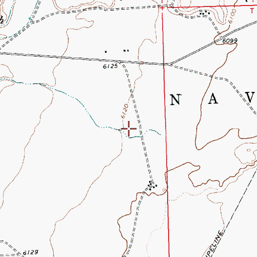 Topographic Map of 14T-585 Water Well, NM